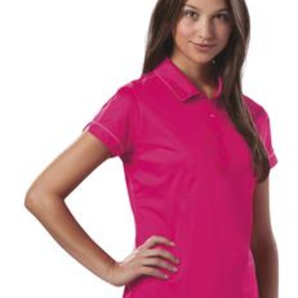 Sport-Tek® - Ladies Contrast Stitch Micropique Sport-Wick® Polo. LST659  Thumbnail